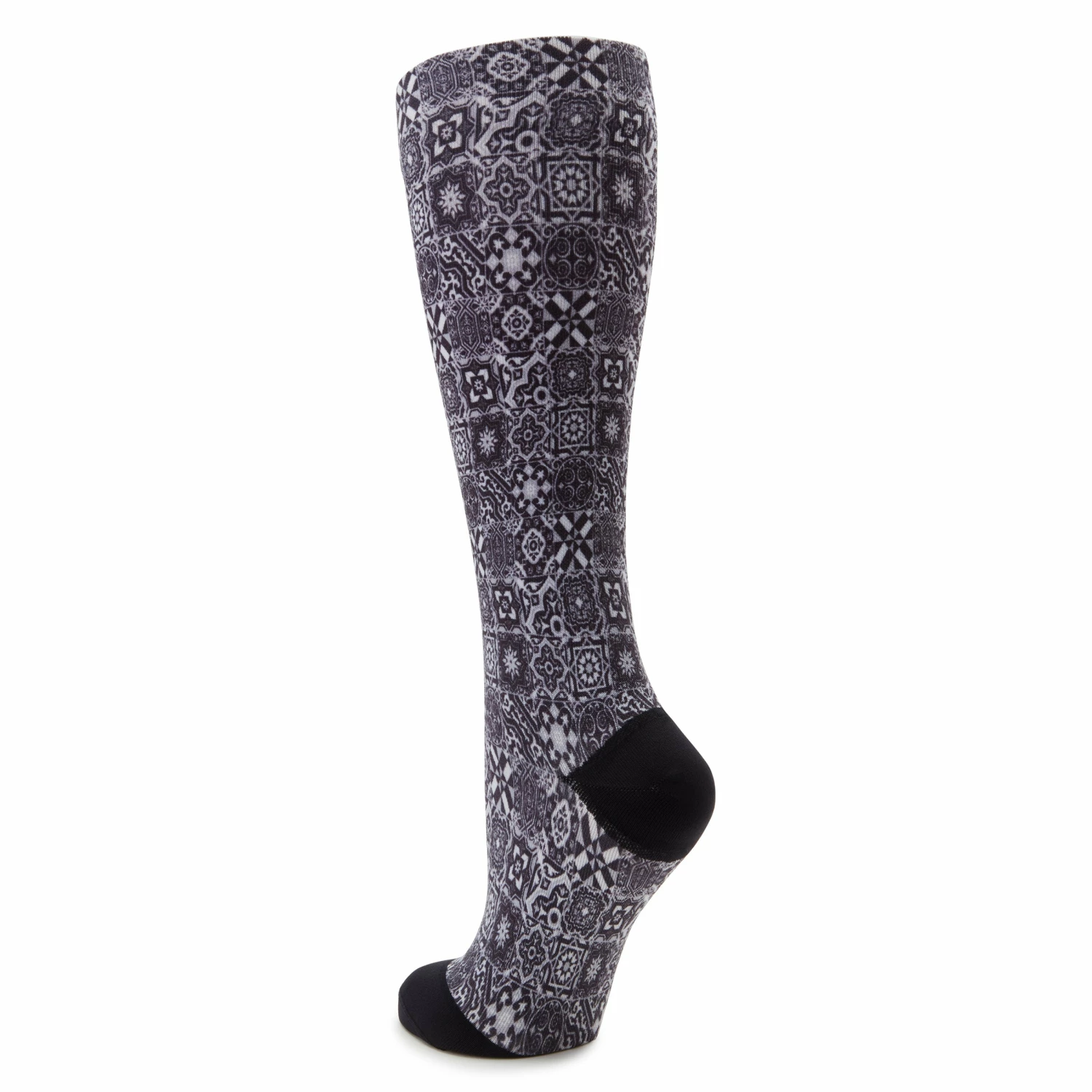Compression Aztec Tile Black Socks 2 Compression Aztec Tile Black Socks - Image 2
