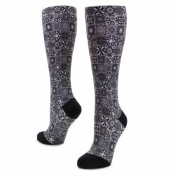 Compression Aztec Tile Black Socks 6 Compression Aztec Tile Black Socks -Cheap Alegria Shoes Store ALG 92607 S3