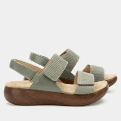 Bailee Woven Sage Sandal 9 Bailee Woven Sage Sandal -Cheap Alegria Shoes Store BAI 6132 S2