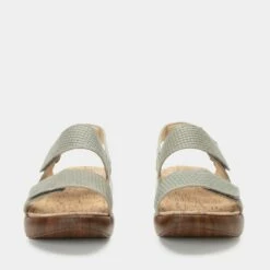 Bailee Woven Sage Sandal 12 Bailee Woven Sage Sandal -Cheap Alegria Shoes Store BAI 6132 S5