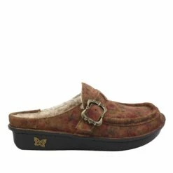 Shoes Brigid Cognac & Roses Clog -Cheap Alegria Shoes Store BRI 7764 S2