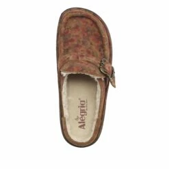 Shoes Brigid Cognac & Roses Clog -Cheap Alegria Shoes Store BRI 7764 S4