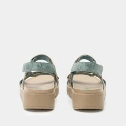 Henna Aged Denim Sandal -Cheap Alegria Shoes Store HEN 6138 S3