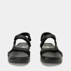 Henna They Call Me Mellow Black Sandal -Cheap Alegria Shoes Store HEN 6142 S5