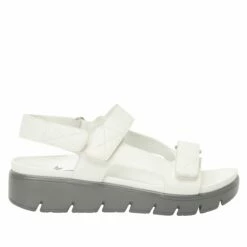 Henlee White Sandal -Cheap Alegria Shoes Store HLE 7439 S2