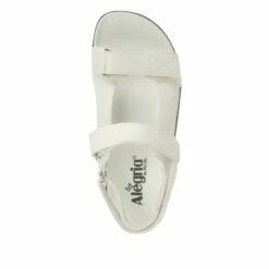 Henlee White Sandal -Cheap Alegria Shoes Store HLE 7439 S4