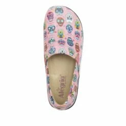 Shoes Keli Sugar Skulls Pink Professional Shoe -Cheap Alegria Shoes Store KEL 7621 S4