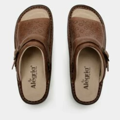 Klover Walnut Sandal -Cheap Alegria Shoes Store KLO 6106 S4