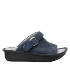 Klover Oiled Navy Sandal -Cheap Alegria Shoes Store KLO 7402 S2