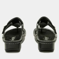 Kennedi Twinkle Black Sandal -Cheap Alegria Shoes Store KNN 6100 S3
