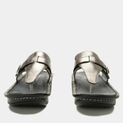 Kennedi Twinkle Pewter Sandal 10 Kennedi Twinkle Pewter Sandal -Cheap Alegria Shoes Store KNN 6101 S5