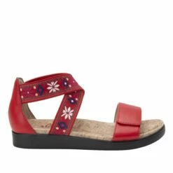 Lucia Red Sandal 8 Lucia Red Sandal -Cheap Alegria Shoes Store LUC 7764 S2
