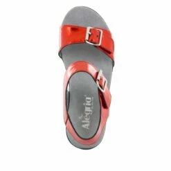 Morgyn Cherry Mirror Sandal -Cheap Alegria Shoes Store MOR 257 S4