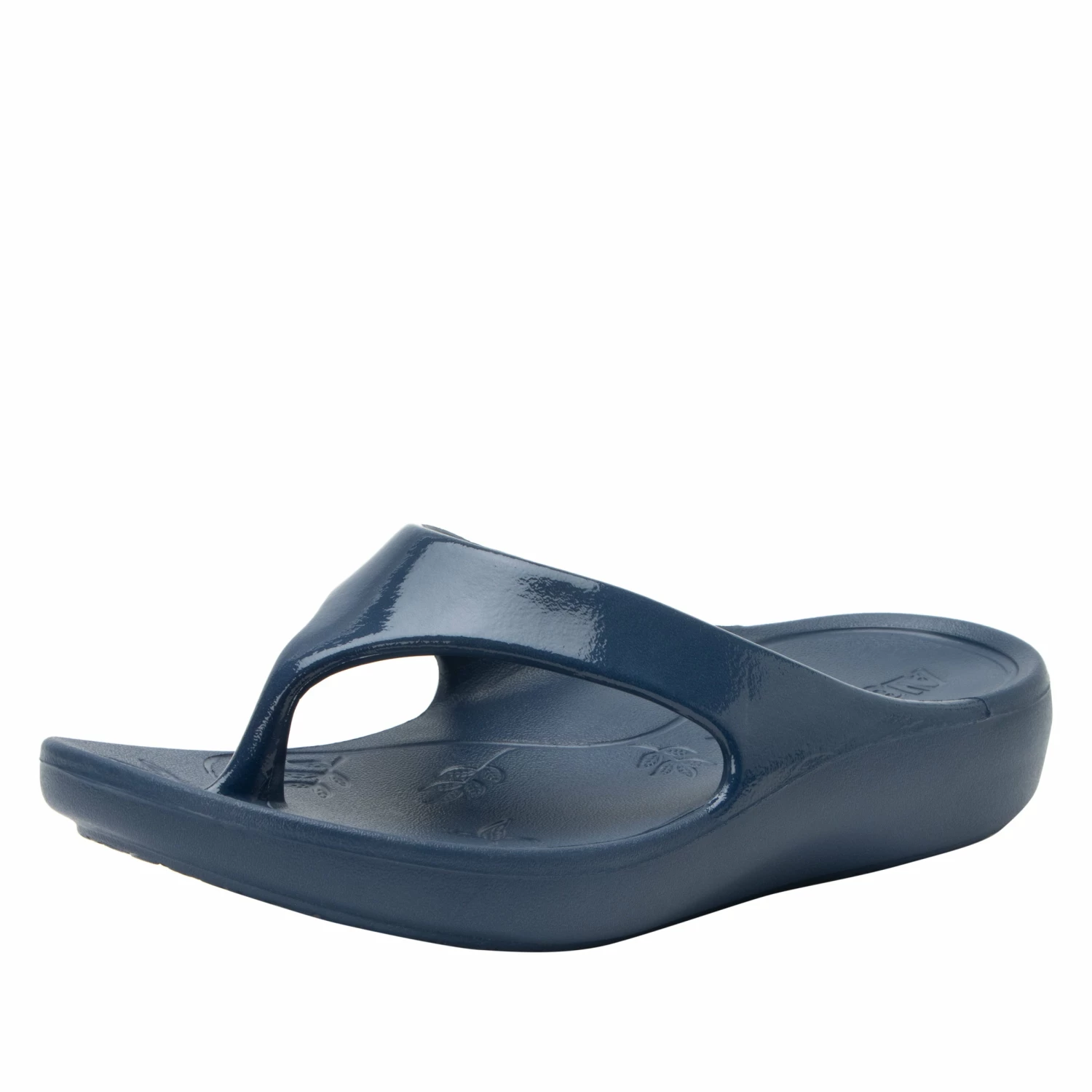 Ode Navy Gloss Sandal 1 Ode Navy Gloss Sandal