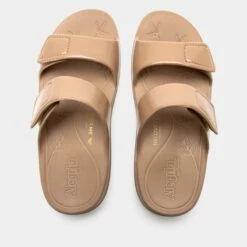 Orbyt Taupe Gloss Sandal -Cheap Alegria Shoes Store ORB 6154 S4