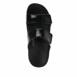Orbyt Black Gloss Sandal -Cheap Alegria Shoes Store ORB 7441 S4