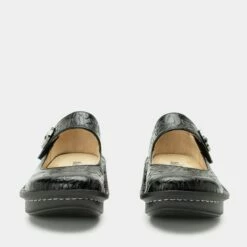 Shoes Paloma Black Embossed Rose Mary Jane -Cheap Alegria Shoes Store PAL 531 S5 3c18a954 065f 45ef 84e3 50afdcc78490