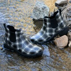 Rowen Plaid Boot -Cheap Alegria Shoes Store ROW 7610 SX2