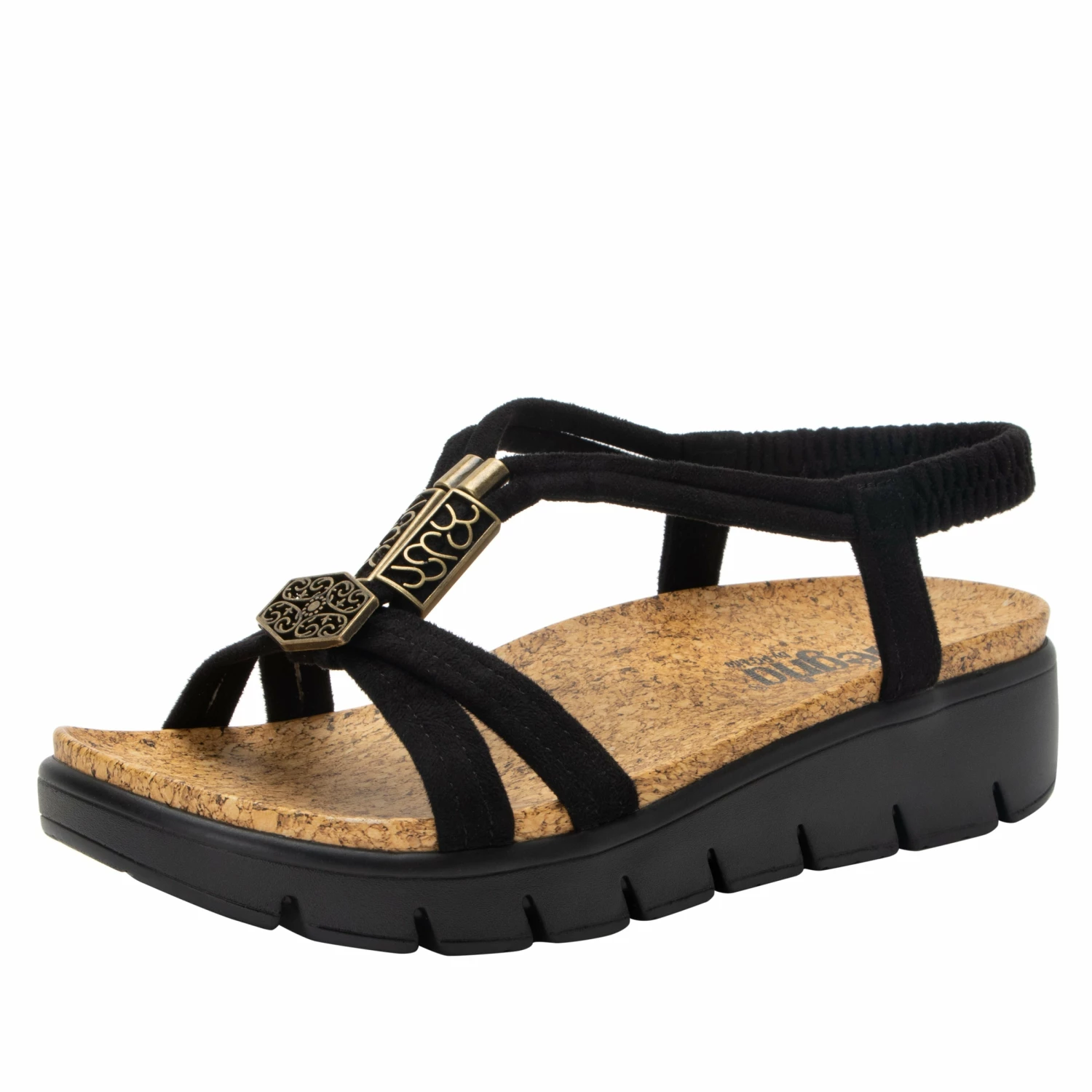 Roz Casual Black Sandal 1 Roz Casual Black Sandal