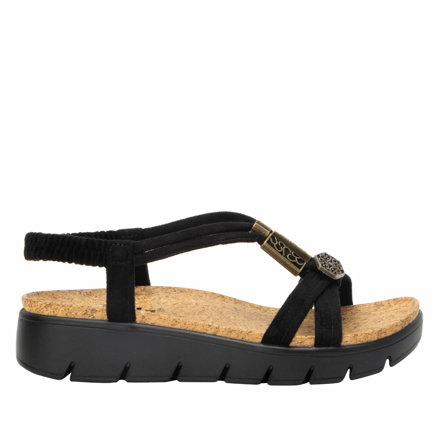 Roz Casual Black Sandal 3 Roz Casual Black Sandal - Image 3