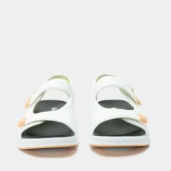 Sandie White Sandal -Cheap Alegria Shoes Store SDI 6207 S5