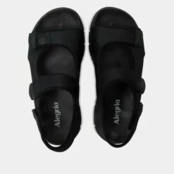Sandie Black Sandal -Cheap Alegria Shoes Store SDI 6208 S4