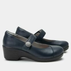 Shoes Sofi Navy Gloss Shoe -Cheap Alegria Shoes Store SOF 8139 S2