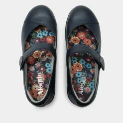 Shoes Sofi Navy Gloss Shoe -Cheap Alegria Shoes Store SOF 8139 S4