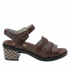 Tasia Mocha Sandal -Cheap Alegria Shoes Store TAS 602 S2