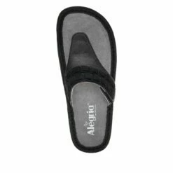 Vanessa Black Upgrade Sandal -Cheap Alegria Shoes Store VAN 161 S4