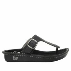 Vella Oiled Black Sandal 8 Vella Oiled Black Sandal -Cheap Alegria Shoes Store VEL 7414 S2