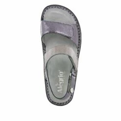 Verona Braided Pewter Sandal 8 Verona Braided Pewter Sandal -Cheap Alegria Shoes Store VER 228 S4