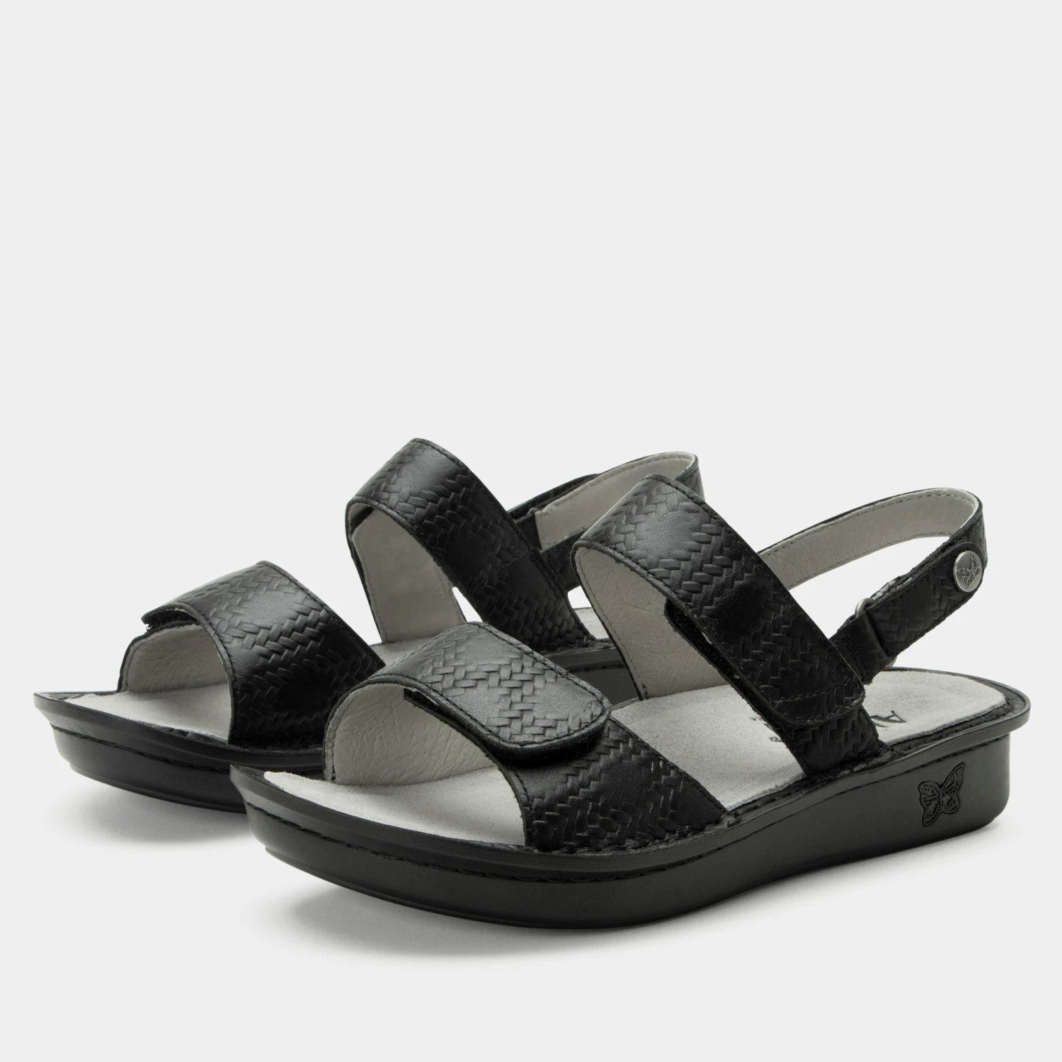 Verona Basketry Black Sandal 1 Verona Basketry Black Sandal