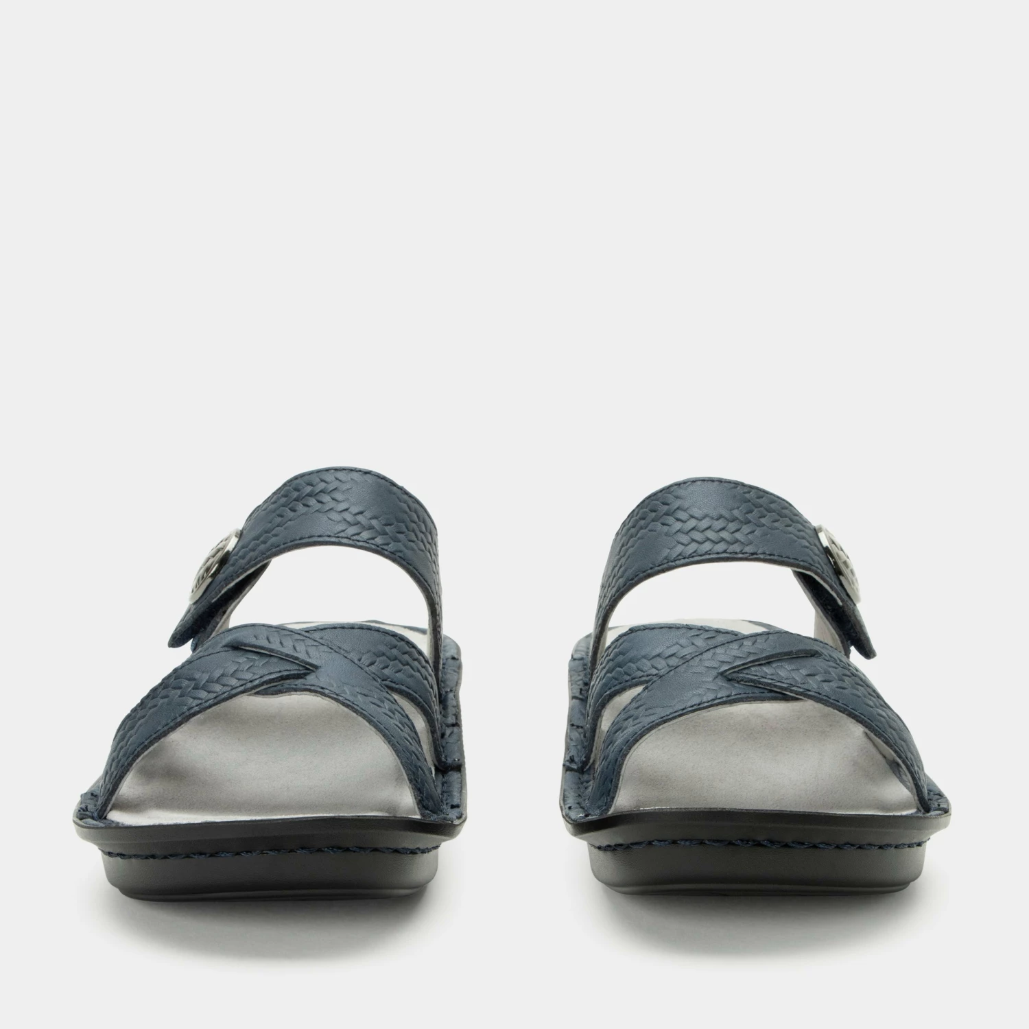 Victoriah Basketry Navy Sandal 5 Victoriah Basketry Navy Sandal - Image 5