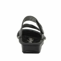 Victoriah Oiled Black Sandal -Cheap Alegria Shoes Store VIC 7414 S3