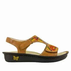 Viki Cognac Needles & Pins Sandal -Cheap Alegria Shoes Store VIK 647N S2