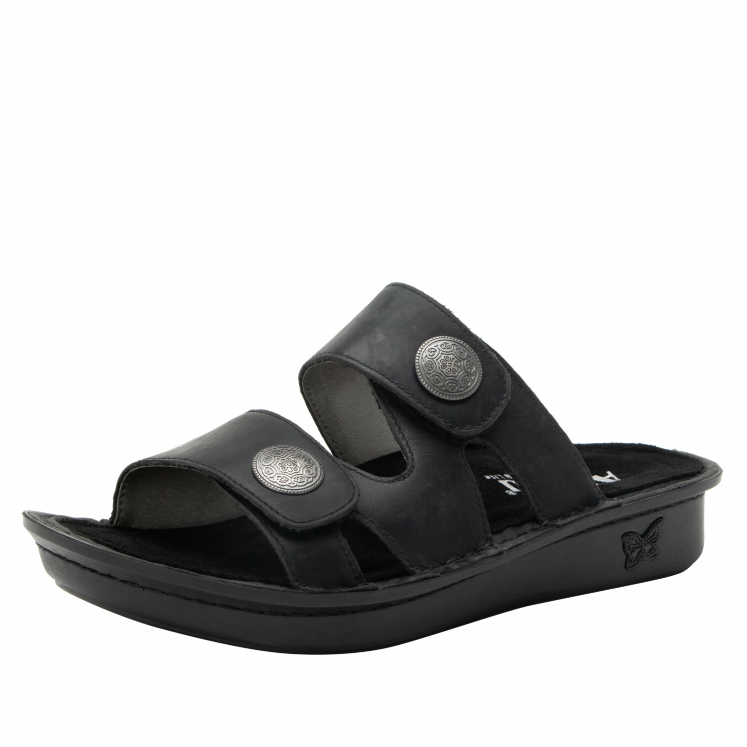Violette Oiled Black Sandal 1 Violette Oiled Black Sandal