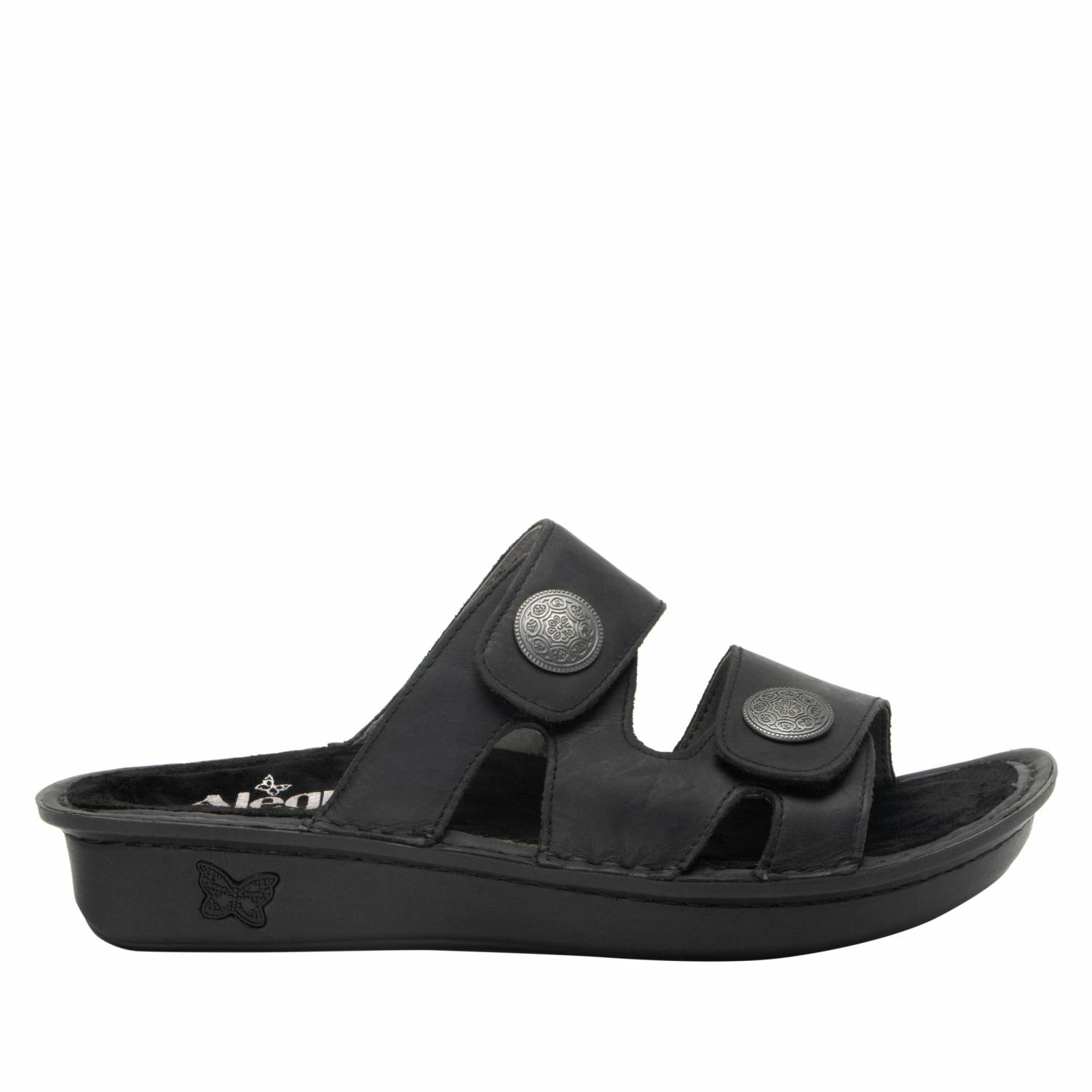 Violette Oiled Black Sandal 3 Violette Oiled Black Sandal - Image 3