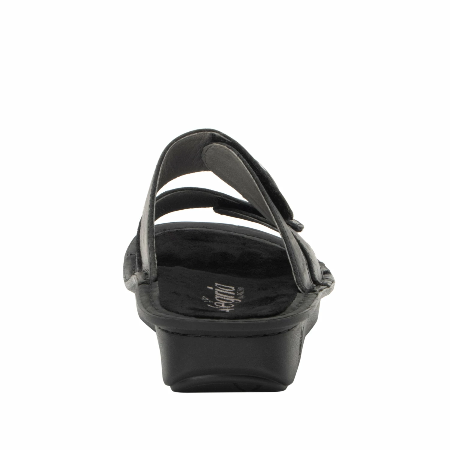 Violette Oiled Black Sandal 4 Violette Oiled Black Sandal - Image 4