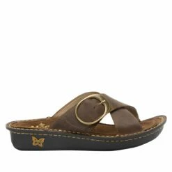 Vanya Oiled Brown Sandal -Cheap Alegria Shoes Store VYA 7412 S2