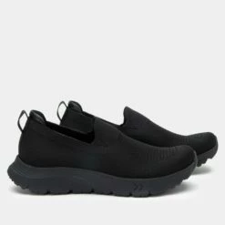 Waze Black Shoe -Cheap Alegria Shoes Store WAZ 6180 S2